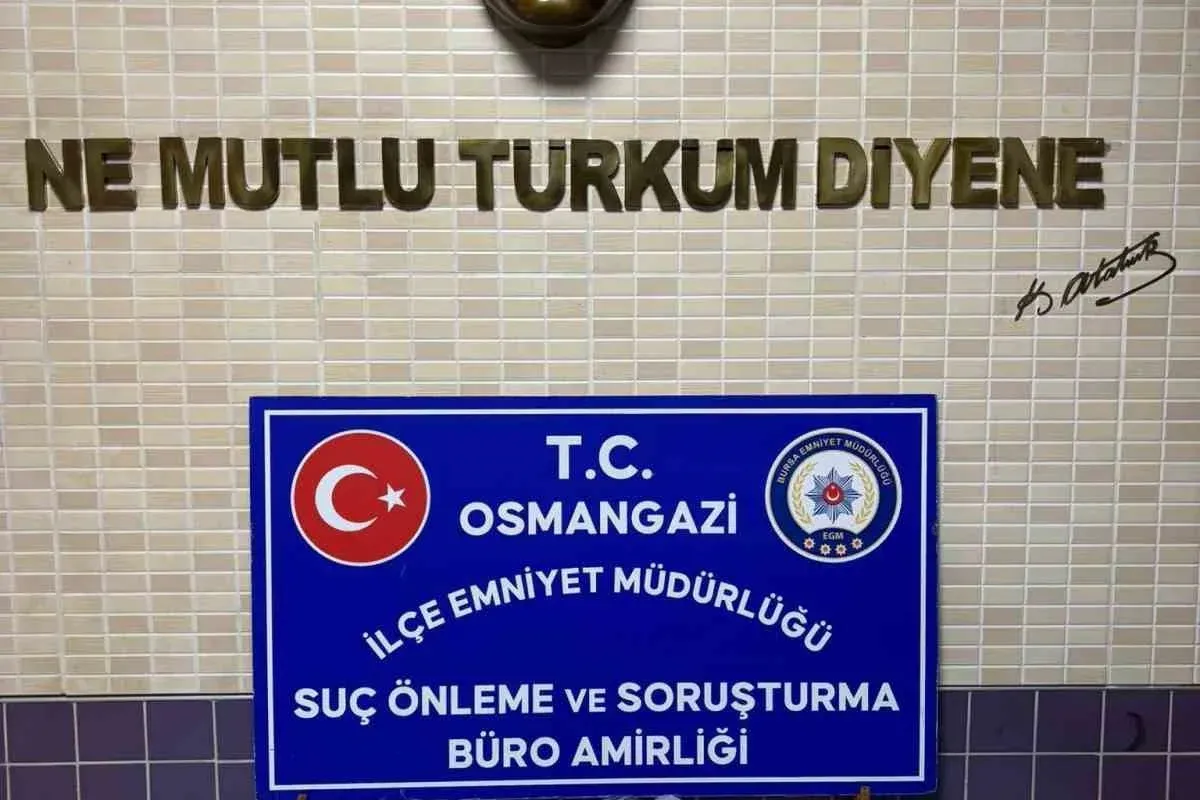 Bursa’da 1 kilo 280 gram esrar ele geçirildi