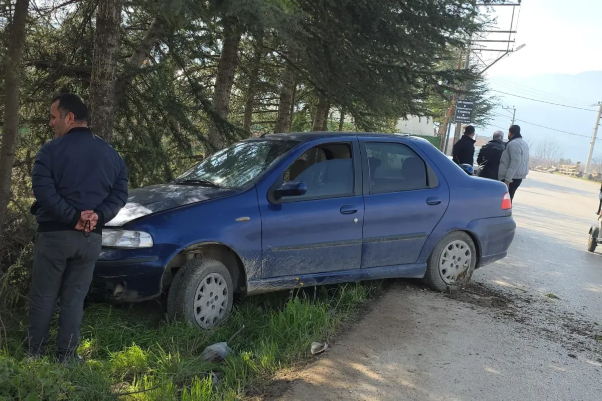 İnegöl'de korkutan kaza!