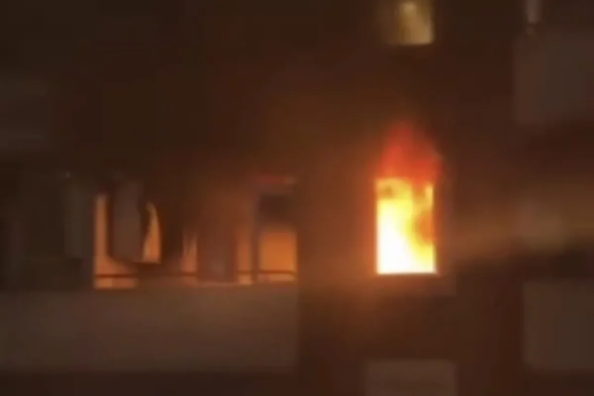 Gece yarısı yangın paniği!