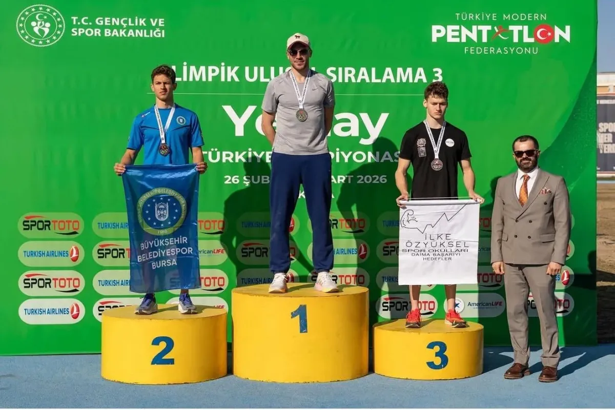 Bursalı sporcu Türkiye ikincisi oldu