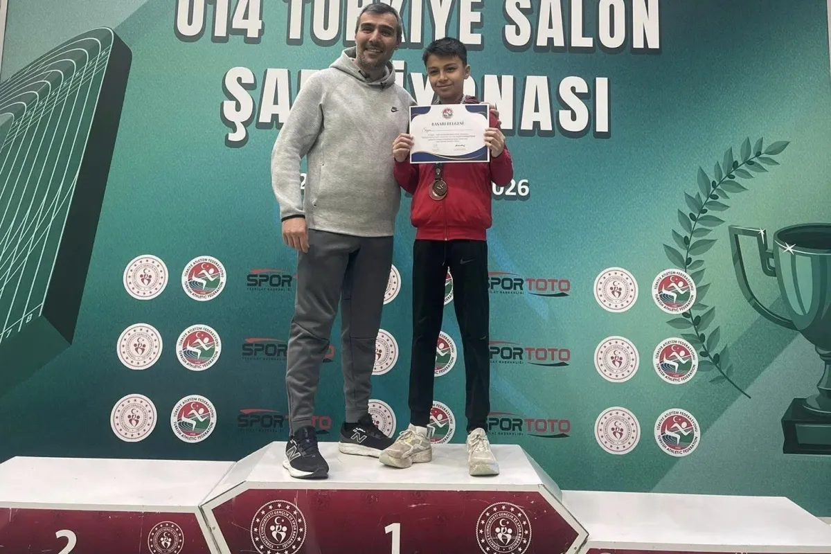 Kayserili sporcu Türkiye üçüncüsü oldu