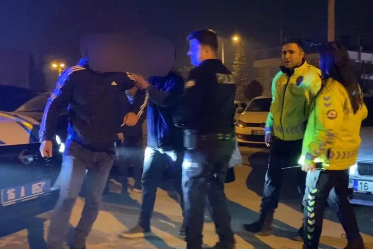 İnegöl'de trafik cezasına kaput direnişi sonuçsuz kaldı