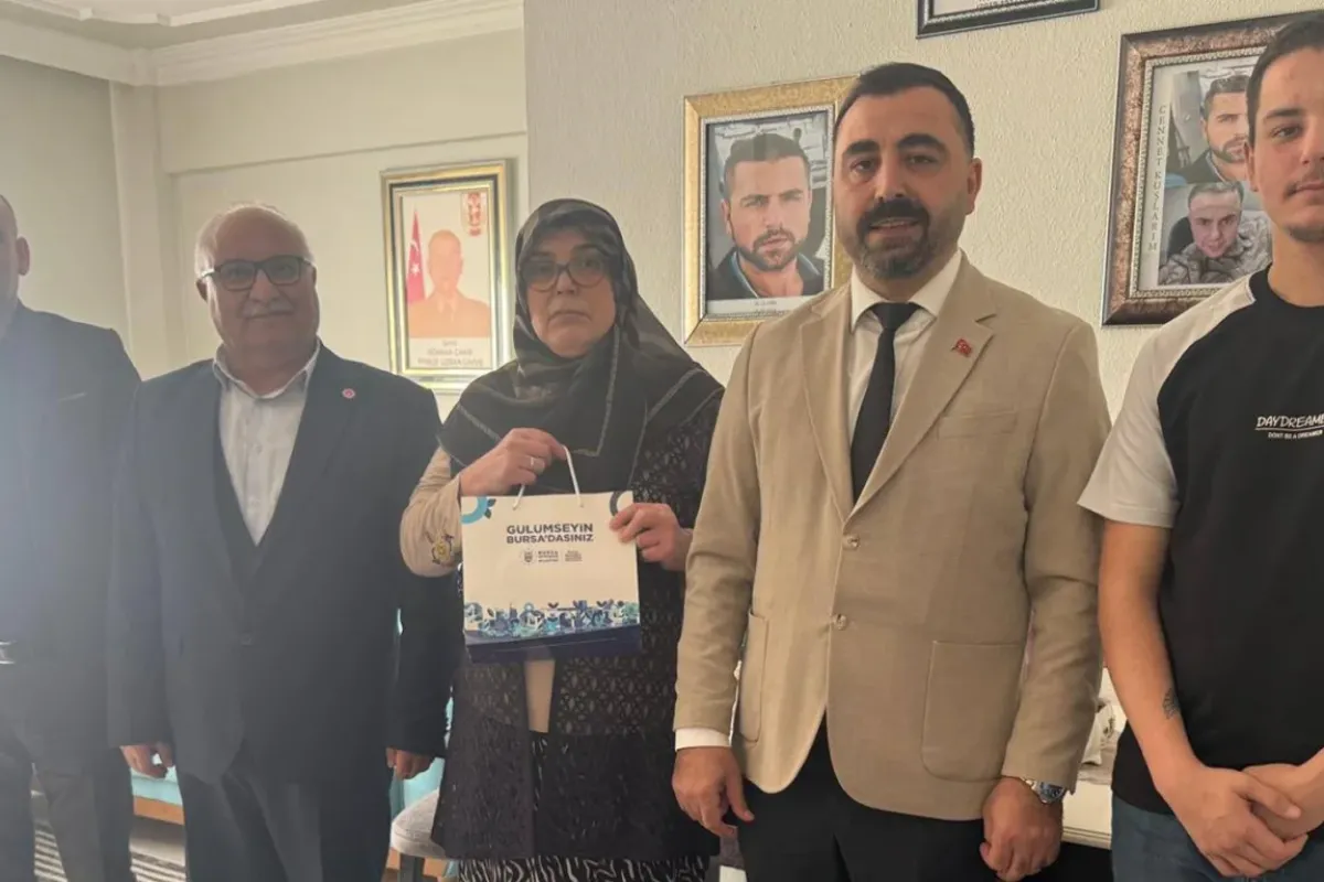 Bursa Büyükşehir’den İnegöl’de Şehit Ailelerine Ziyaret