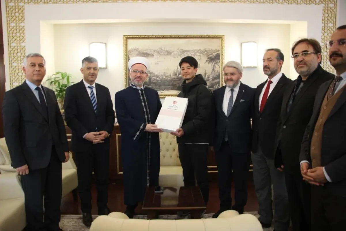 Bisikletli Japon gezgin Türkiye'de Müslüman oldu