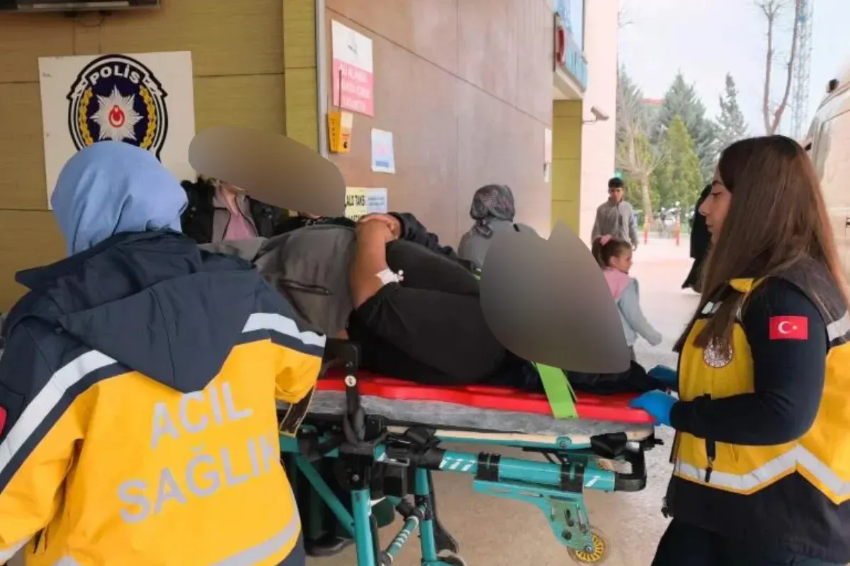 İnegöl'de dehşet anları! sürücü hastaneye kaldırıldı