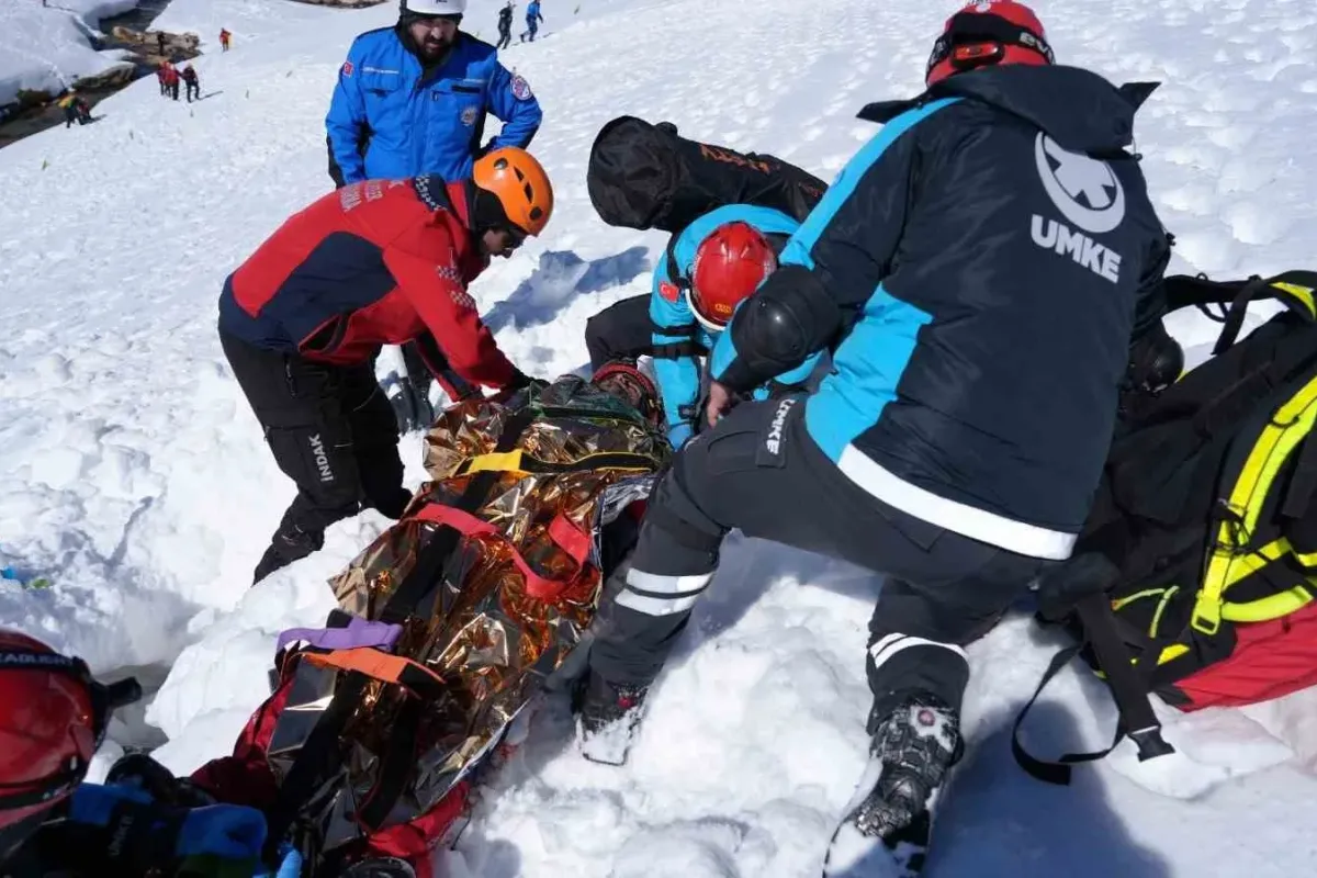 Uludağ’da çığ arama kurtarma tatbikatı gerçekleşti