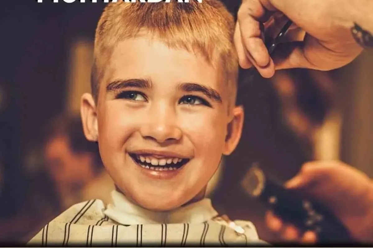 Çocukların bayram tıraşı muhtardan..!