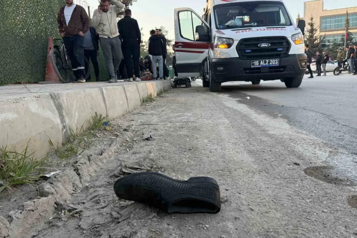 Bursa’da iftara dakika kala feci kaza: 1 yaralı