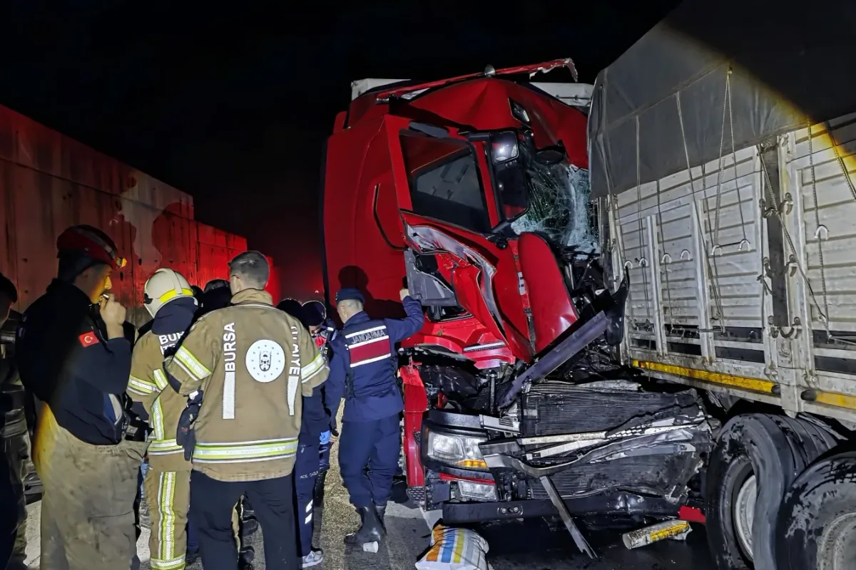 İnegöl yolunda kazada sürücü hayatını kaybetti