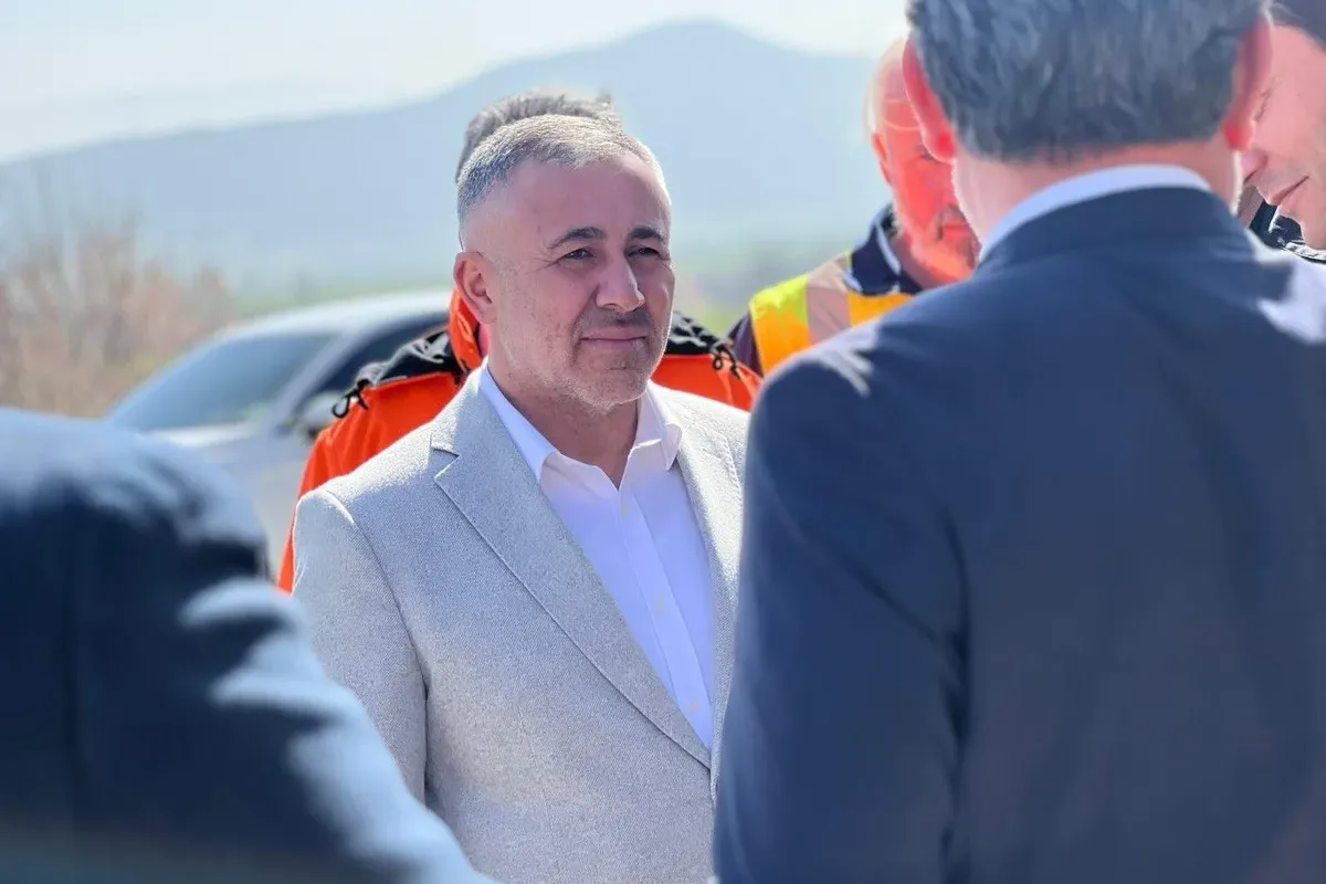 İl Başkanı Yıldırım, karayolu çalışmalarını inceledi