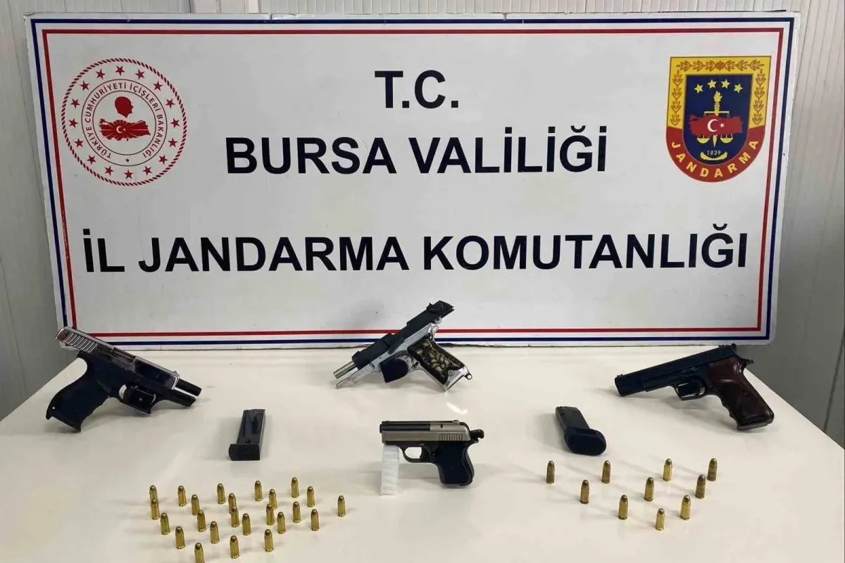 İnegöl'de silah operasyonu