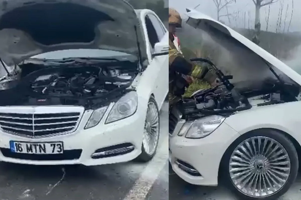 Lük otomobil az daha kül oluyordu