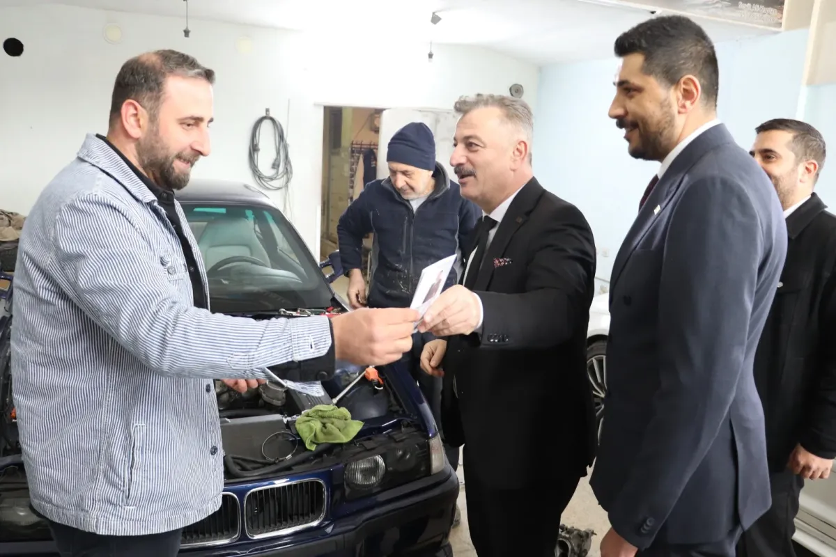 Anahtar Parti Bursa İl Başkanı Aslan’dan esnaf ziyareti