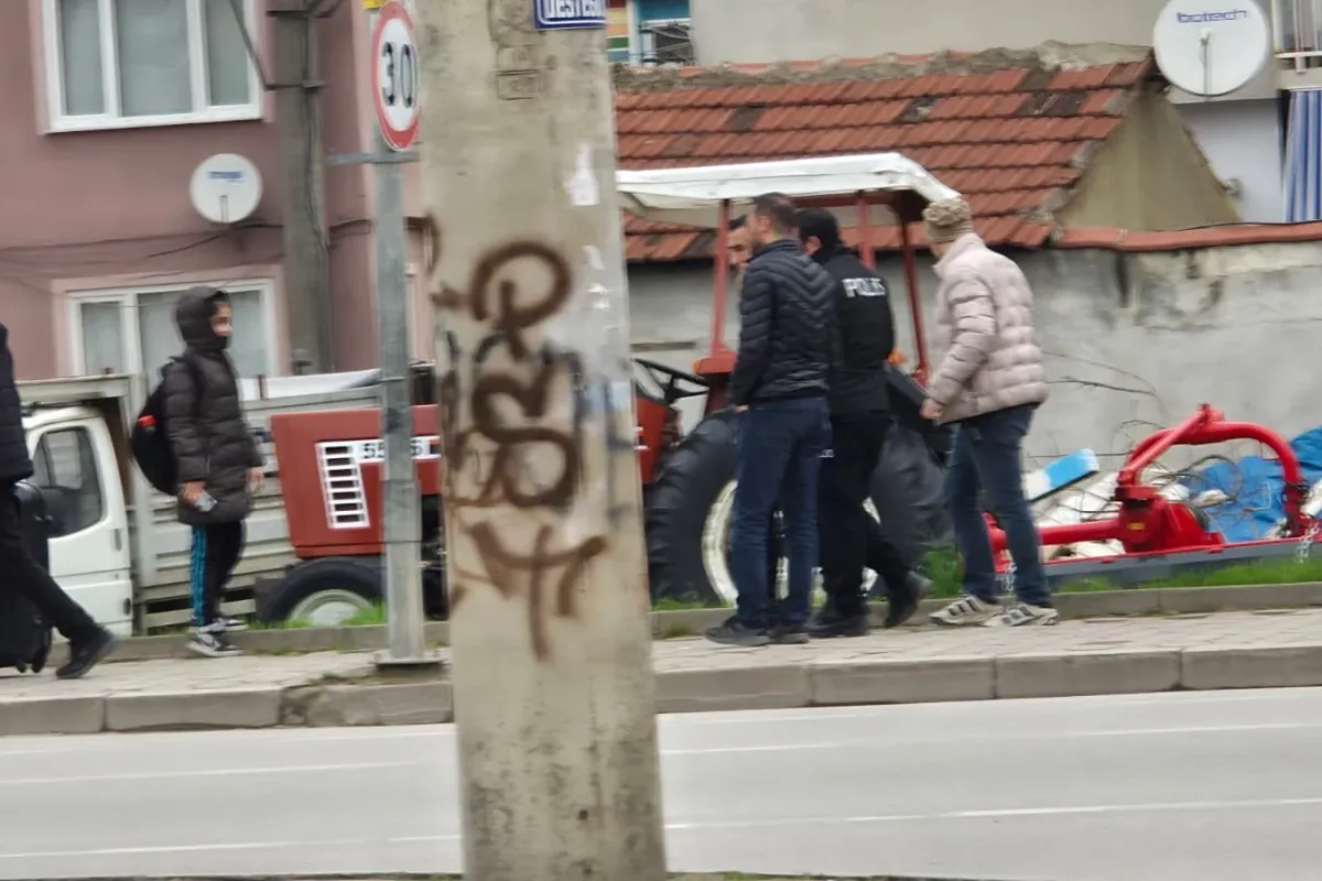 İnegöl'de hareketli dakikalar!