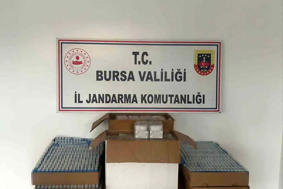 Bursa’da kaçak sigara operasyonu: 37 bin adet kaçak sigara ele geçirildi