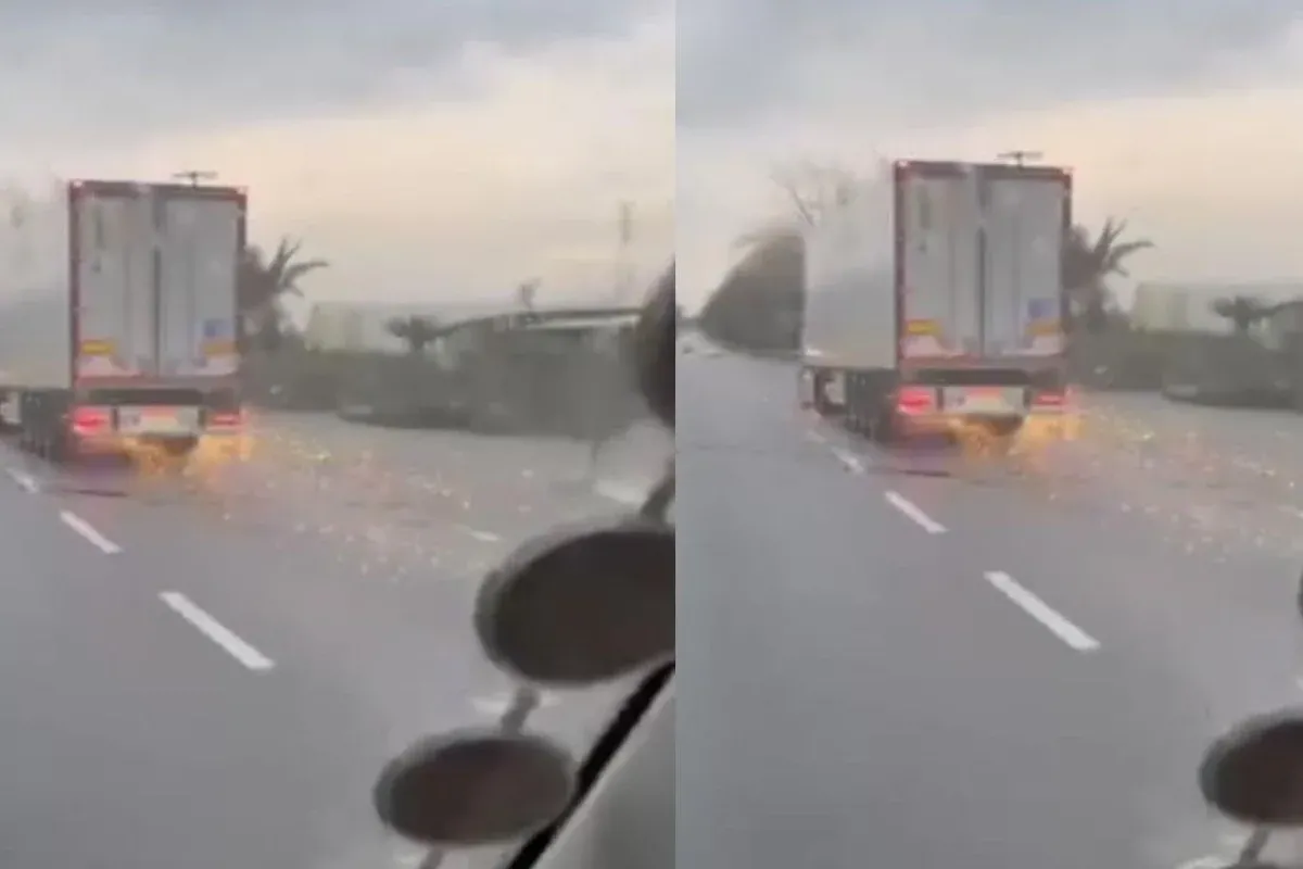 İnegöl yolunda korkutan anlar!