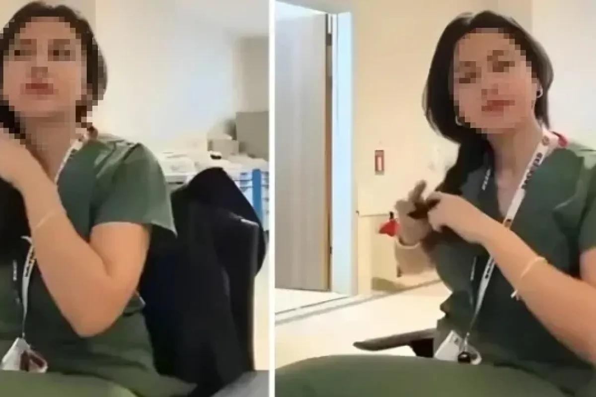 Saç örme akımına kapılan hemşireden haber var!