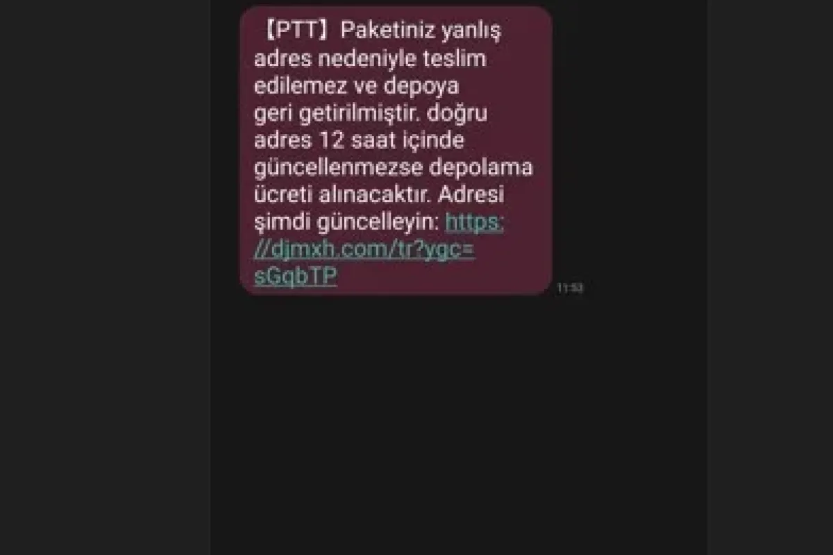 Bu mesaja sakın tıklamayın!