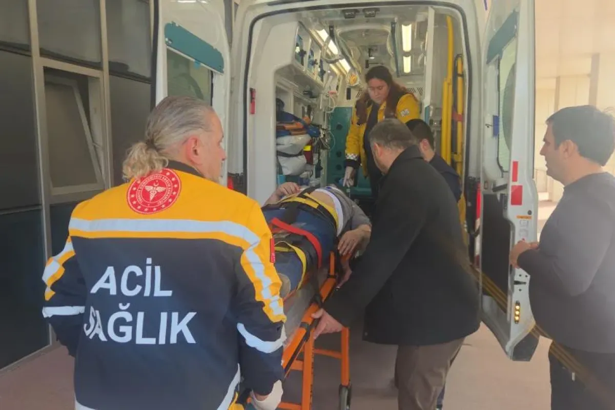 Çatıdan düşen usta yaşam savaşı veriyor!