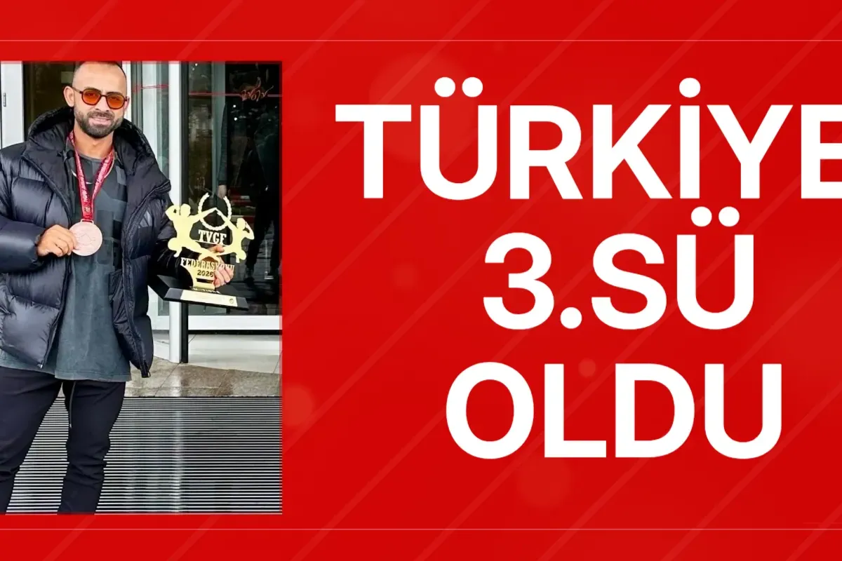 İnegöllü sporcu Murat Üzülmez Türkiye 3’üncüsü oldu