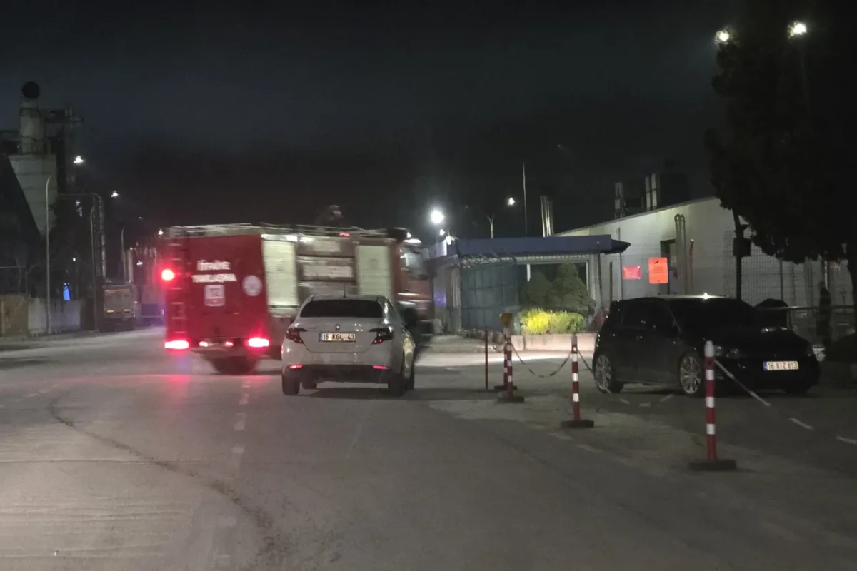 İnegöl OSB’de yangın 4 işçi yaralı