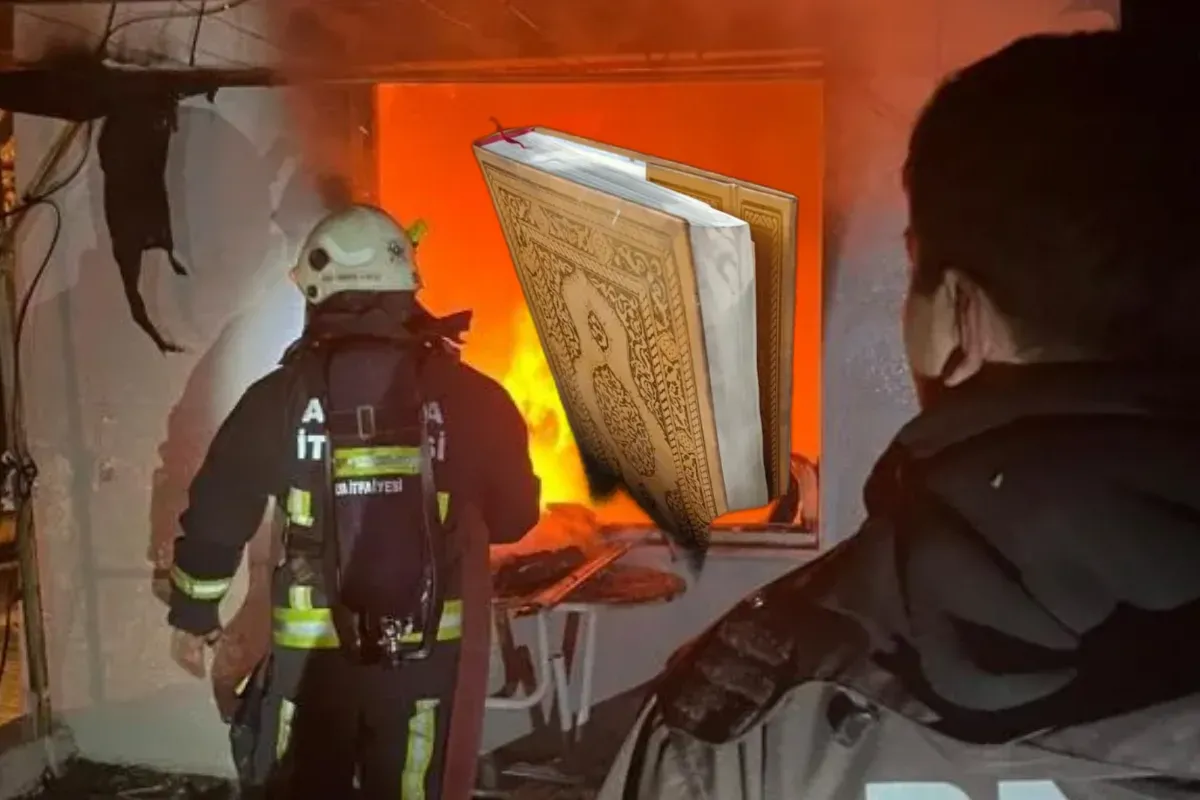 Yangında her şey kül oldu, o hariç!