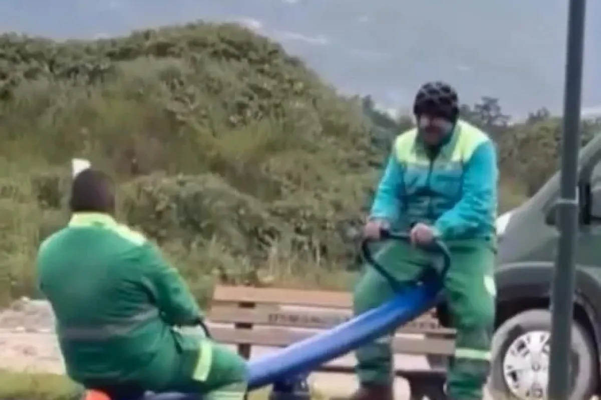 İşçilerden yüzleri güldüren görüntü