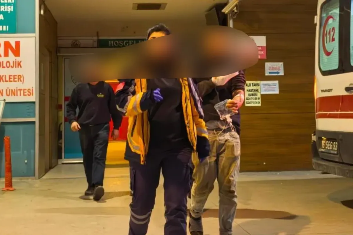 İnegöl'de yem karma makinesi facia getirdi!