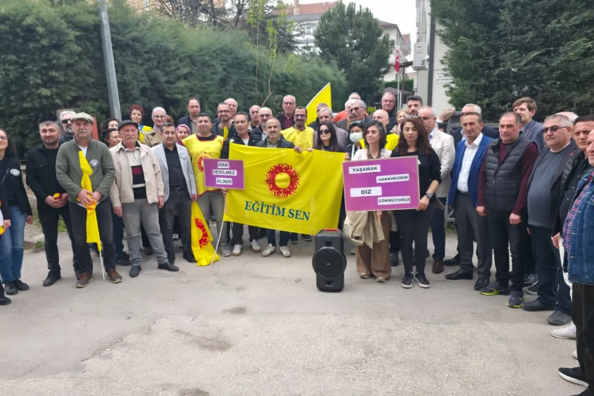 İnegöl’de Eğitim Sen’den Siverek saldırısına sert tepki