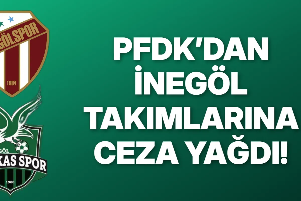PFDK’dan İnegöl Takımlarına Ceza Yağdı!