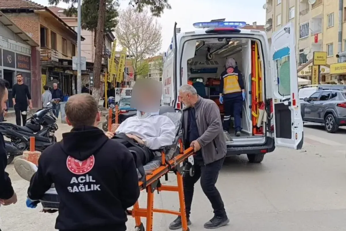 İnegöl'de korkutan kaza! Genç sürücü yaralandı