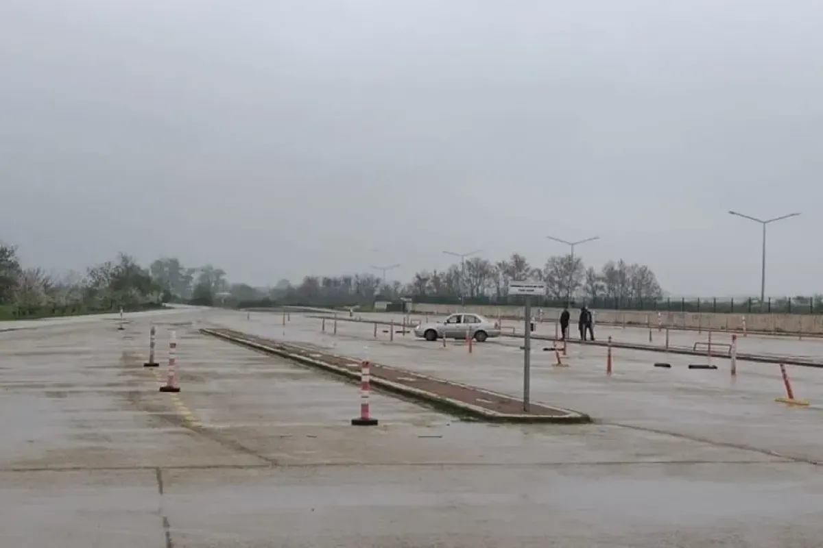 İnegöl’de direksiyon sınavında konum hatası karmaşa yarattı