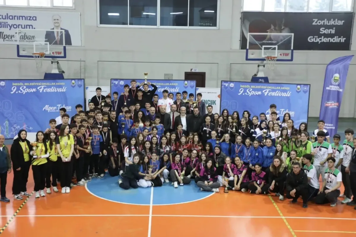 İnegöl spor festivalinde atletizm heyecanı tamamlandı