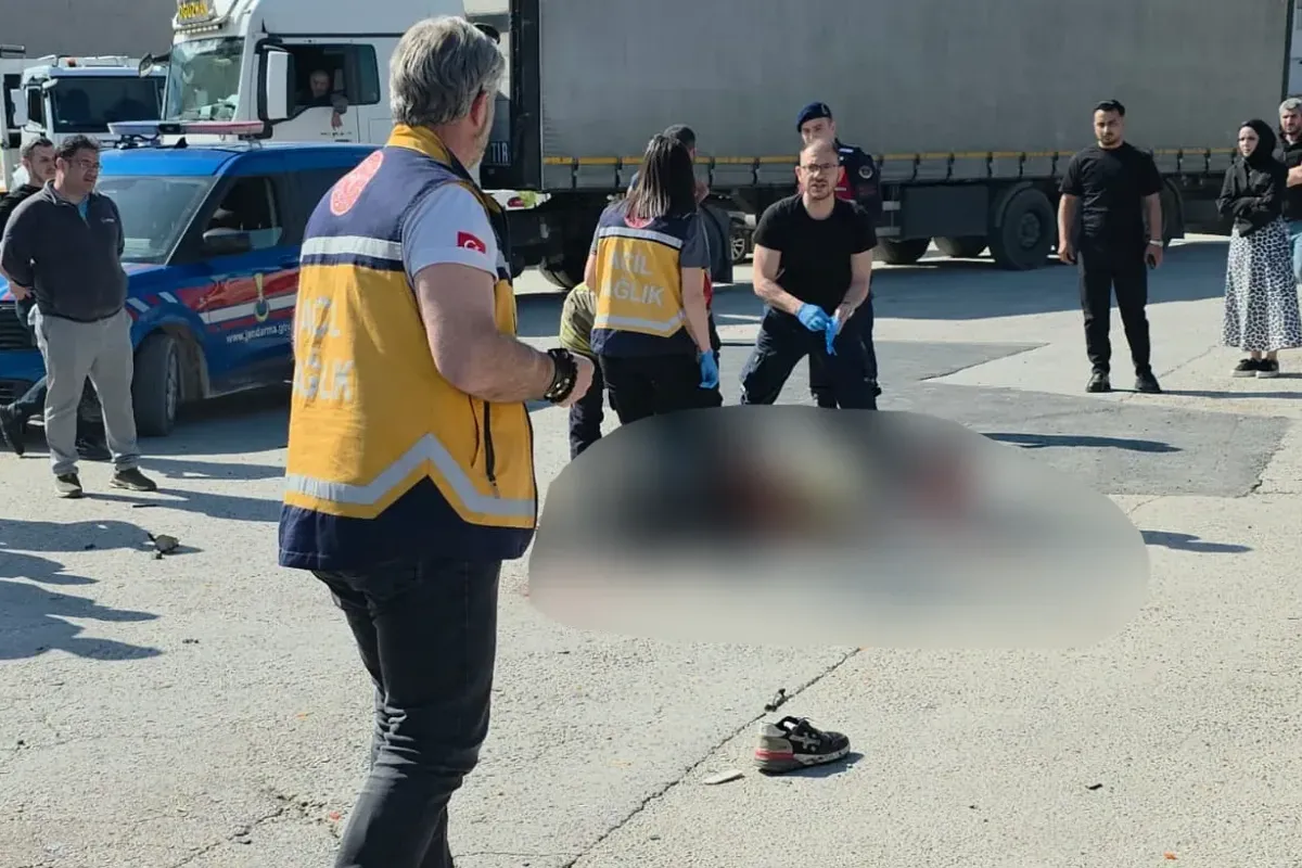 İnegöl'de freni patlayan vinçte acı son