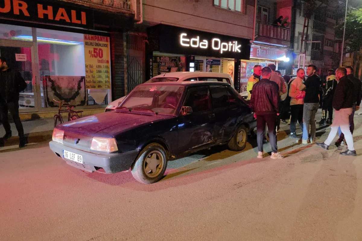 Kalp krizi geçiren sürücü kaza yaptı ağır yaralandı