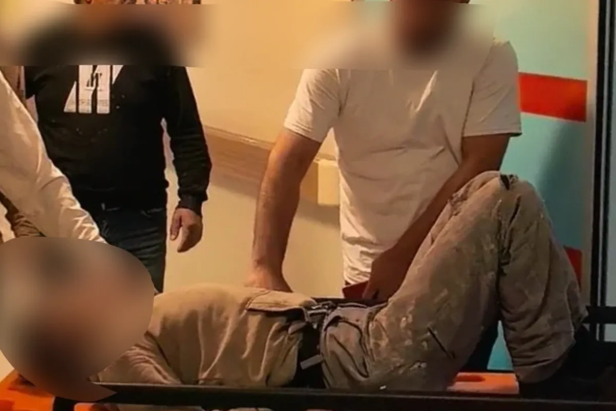 İnegöl'de korkunç iş kazası! İşçi ağır yaralandı