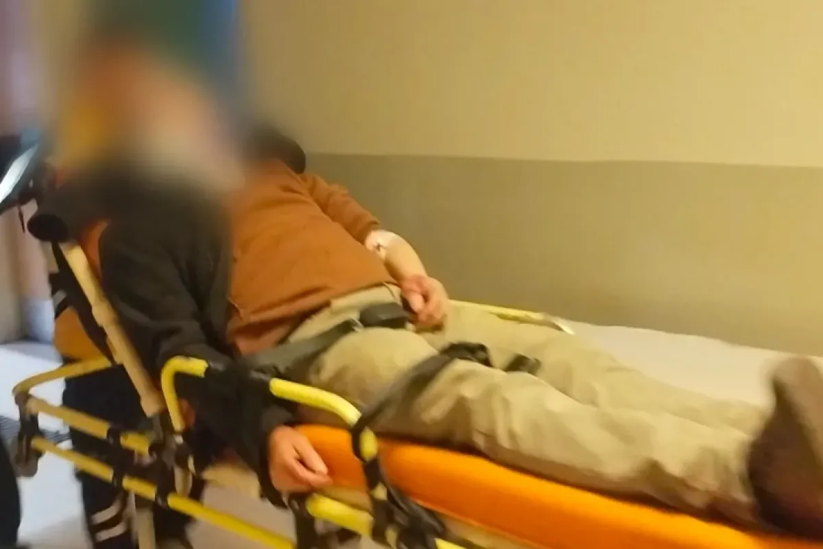 İnegöl’de feci olay! Merdivenden yuvarlandı