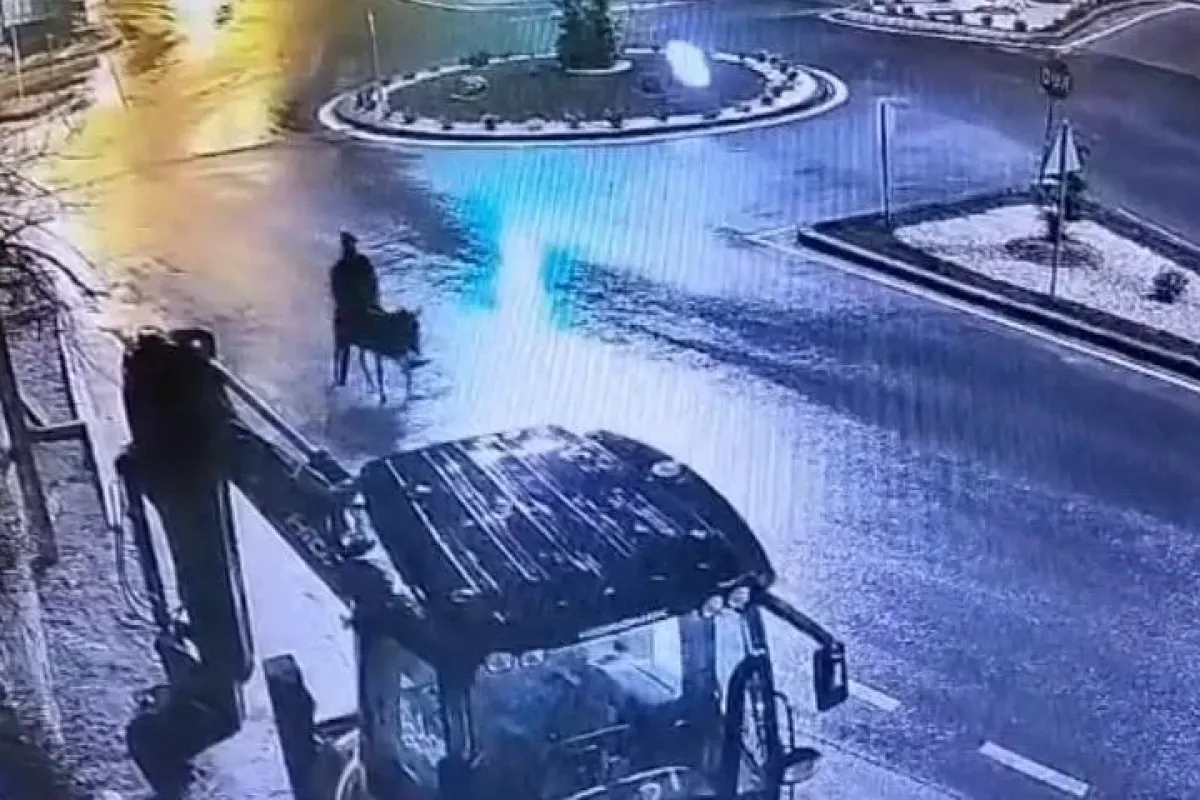 Kuyumcuyu soydu eşekle kaçtı