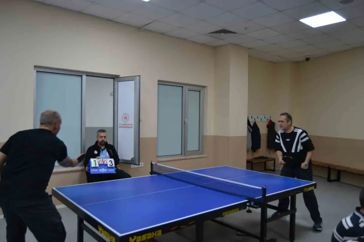 Ceza İnfaz Personeli günü masa tenisi turnuvasıyla kutlandı