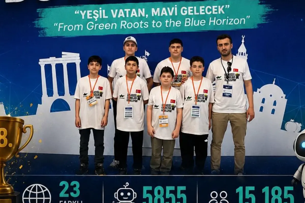 Robot yarışmalarında İnegöl rüzgarı esti