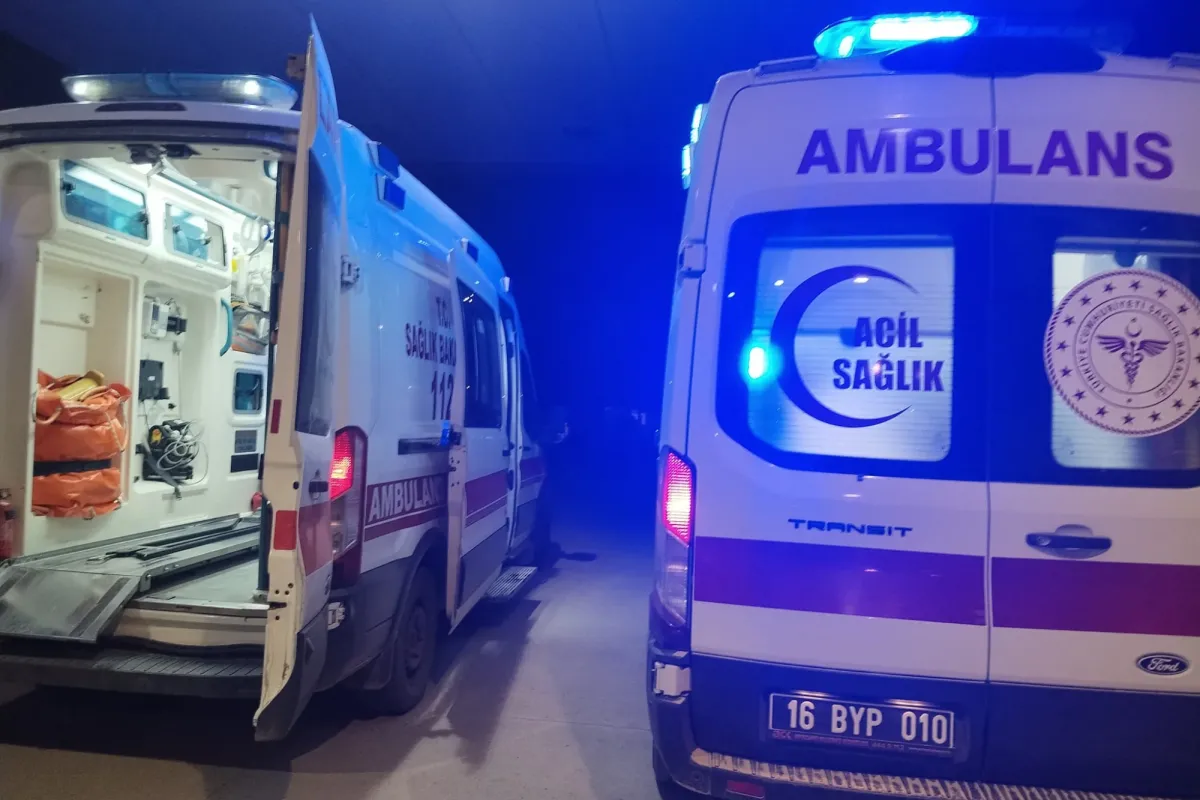 İnegöl'de bıçaklı kavga 1 yaralı