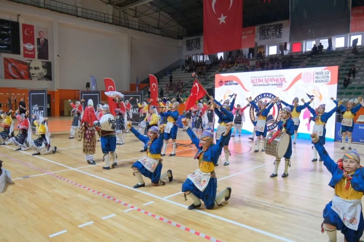 İnegöl'de Altın Adımlar Yarışması'nda ödüller sahiplerini buldu