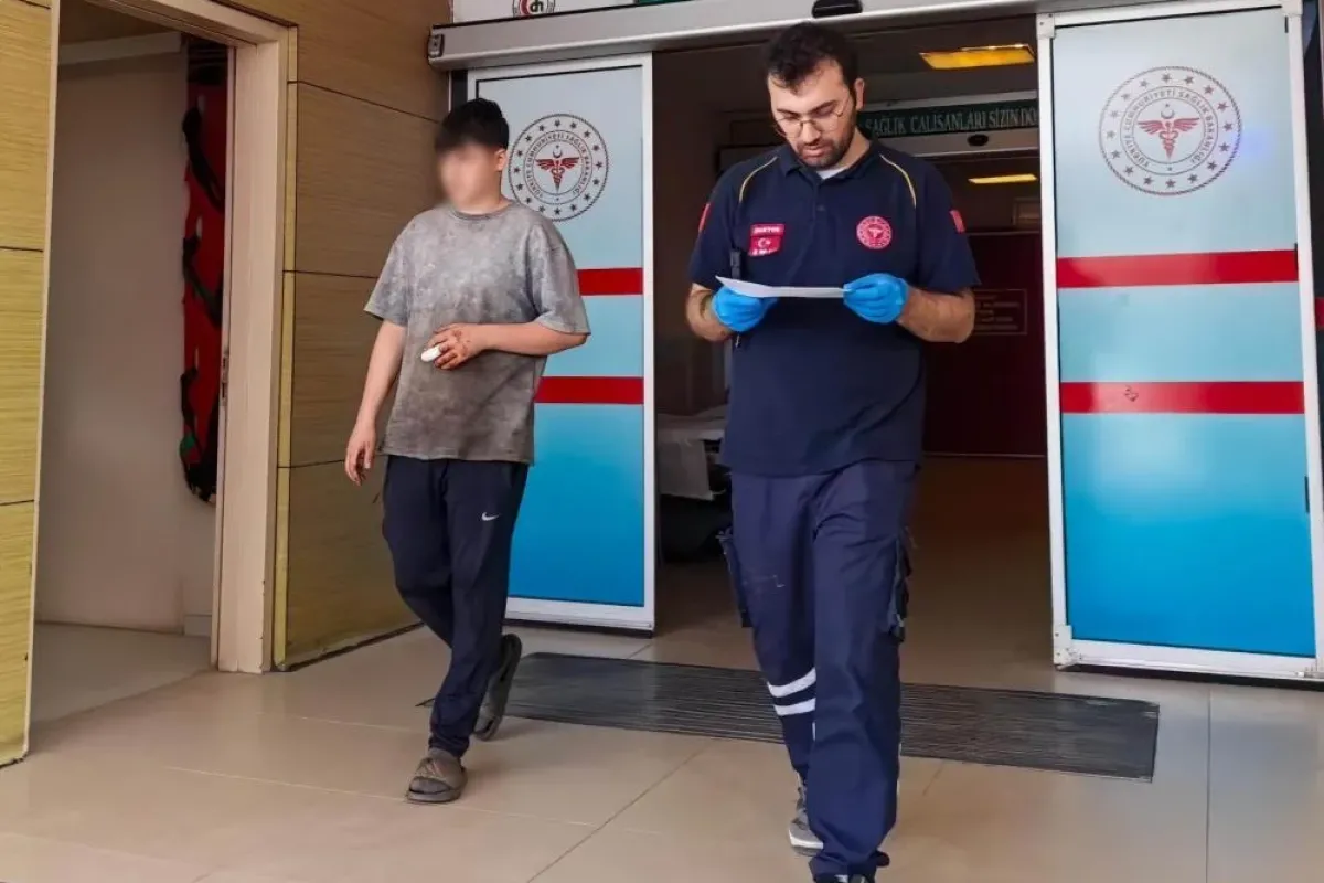 İnegöl'de çocuk yaştaki işçinin parmağı koptu!