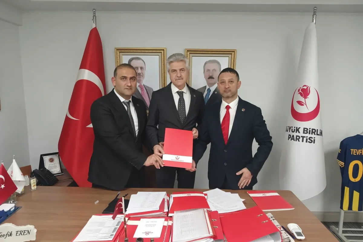 Büyük Birlik Partisi İnegöl İlçe Başkanlığına İbrahim Ertaş atandı