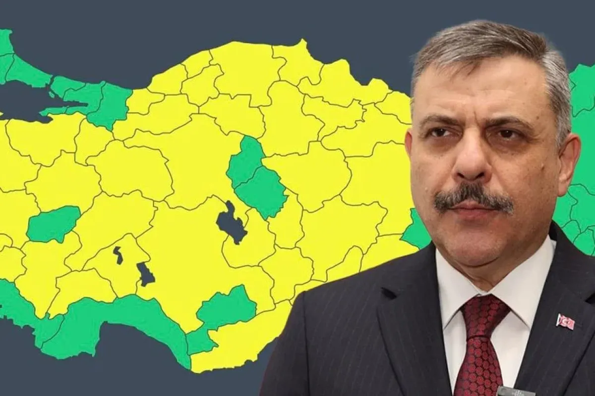 Bakanlık Harita Paylaştı! İnegöl İçin Kuvvetli Yağış Uyarısı