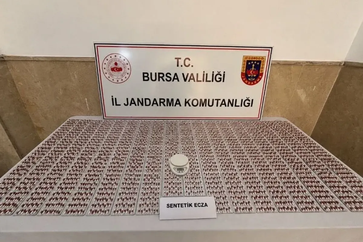 Bursa’da zehir tacirlerine darbe: Binlerce sentetik hap ele geçirildi