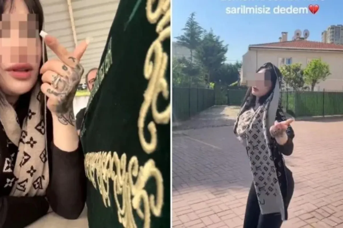 Dedesinin cenazesinde utandıran hareket