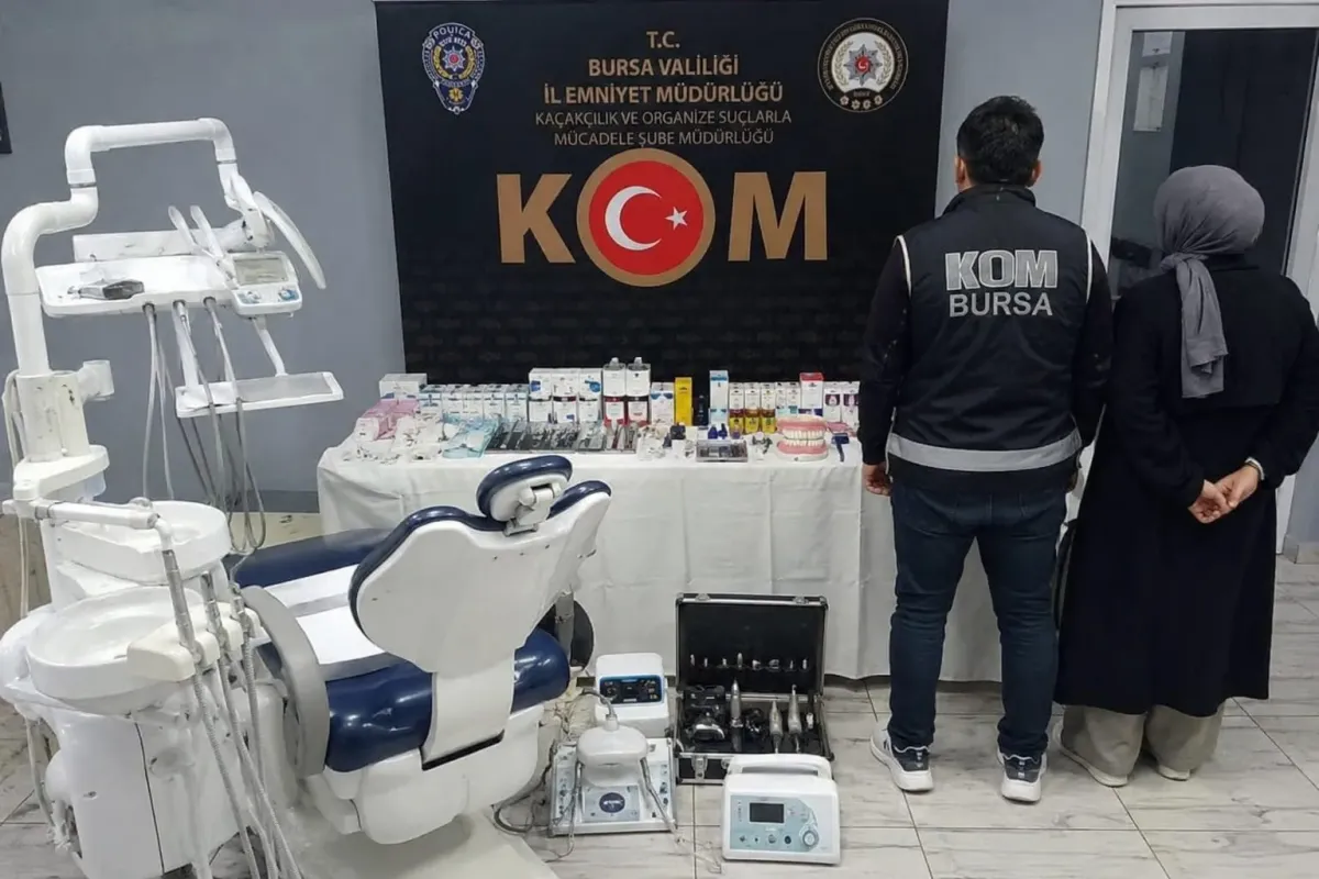 İnegöl’de iş merkezine sahte diş muayenesi operasyonu