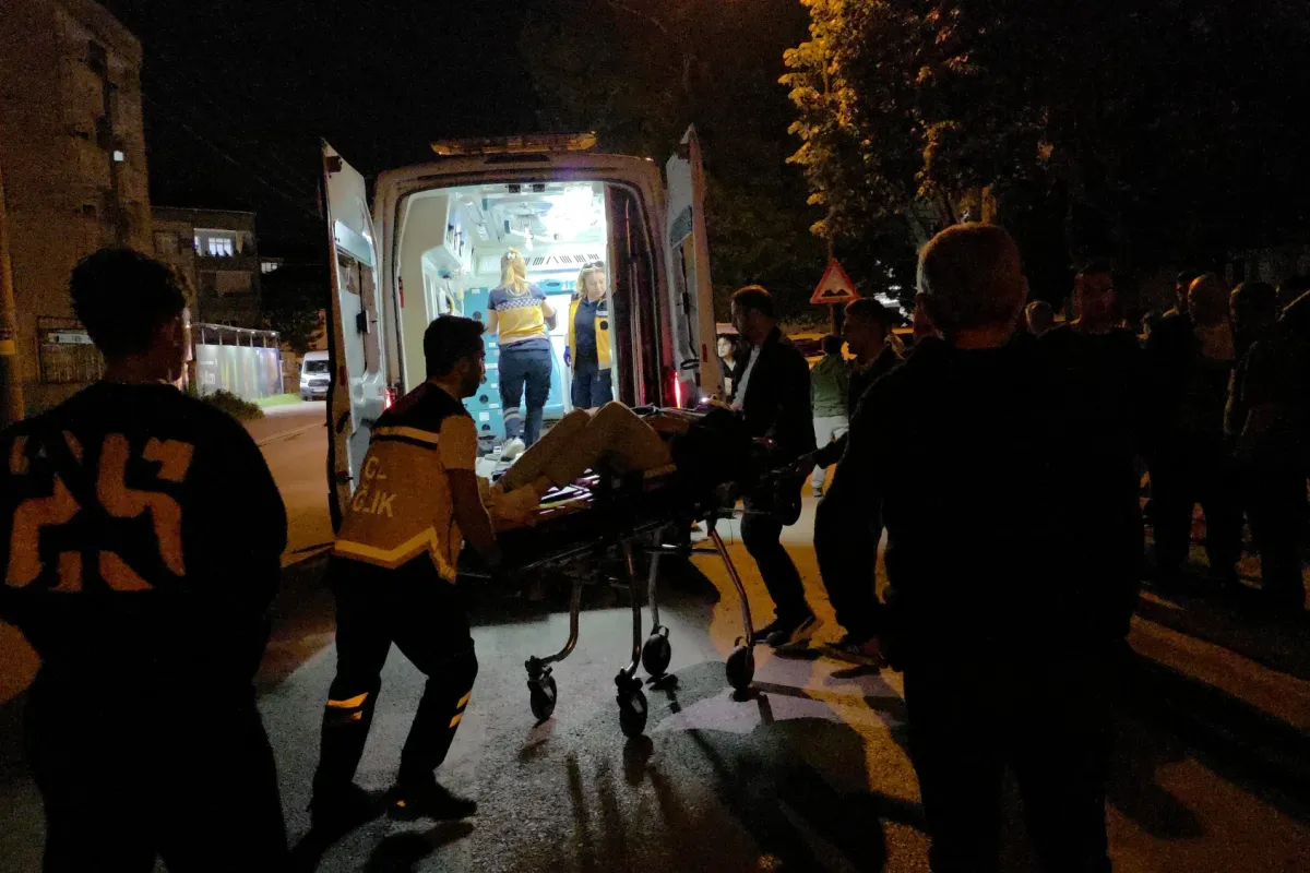 İnegöl'de motosiklet sürücüsü kazada ağır yaralandı