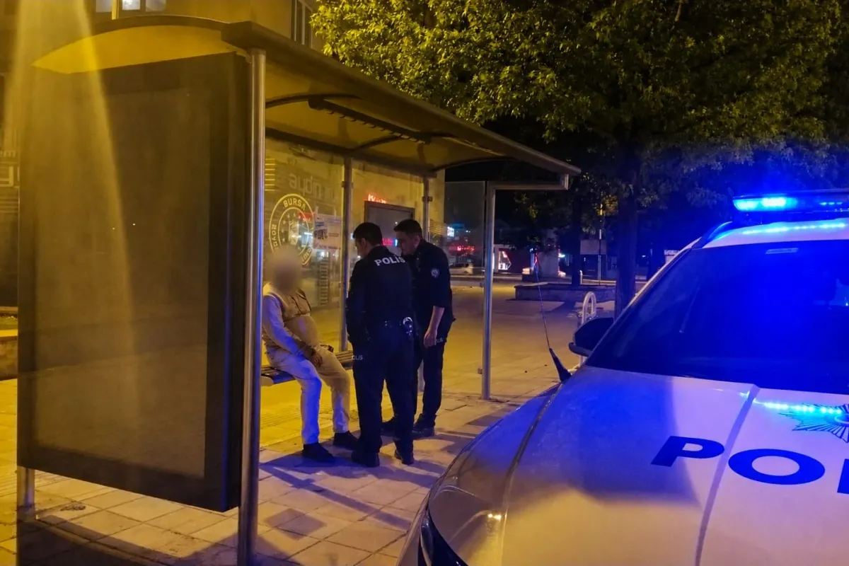 İnegöl'de yürek yakan görüntü